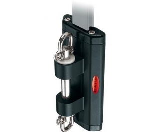 Chariot de tangon de spinnaker, axe diam. 10 mm, pour cloche de