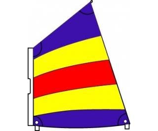 Voile Optimist École Couleurs